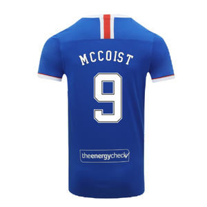 Rangers 2020-21 Home Shirt (S) (MCCOIST 9) (Excellent)_1