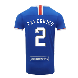 Rangers 2020-21 Home Shirt (S) (Mint) (TAVERNIER 2)_1