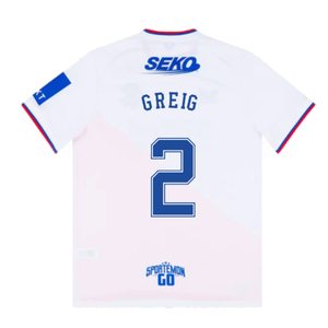 Rangers 2022-23 Away Shirt (L) (GREIG 2) (Mint)_1