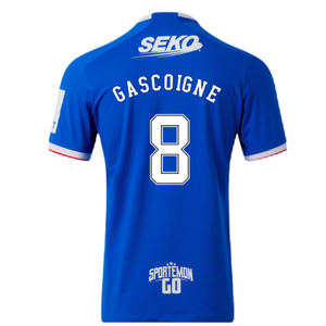 Rangers 2022-23 Home Shirt (XL) (Excellent) (GASCOIGNE 8)_1