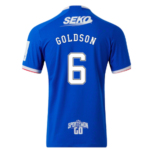 Rangers 2022-23 Home Shirt (L) (Mint) (GOLDSON 6)_1