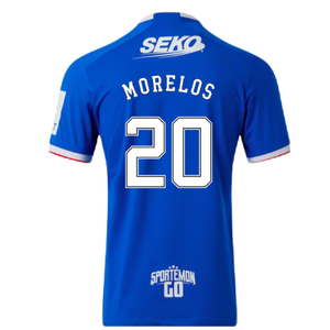 Rangers 2022-23 Home Shirt (XXL) (Mint) (MORELOS 20)_1