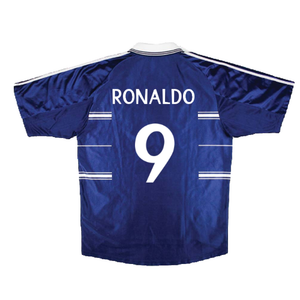 Real Madrid 1998-99 Away Shirt (L) (Very Good) (Ronaldo 9)_1