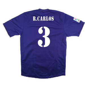 Real Madrid 2001-02 Anniversary Third Shirt (S) (Excellent) (R.Carlos 3)_1