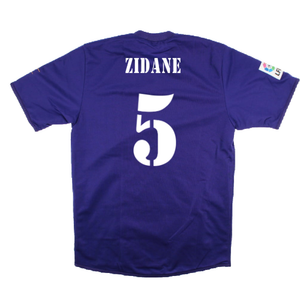 Real Madrid 2001-02 Anniversary Third Shirt (S) (Excellent) (Zidane 5)_1