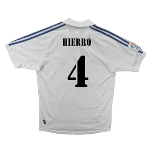 Real Madrid 2001-02 Home Shirt (Very Good) (Hierro 4)_1