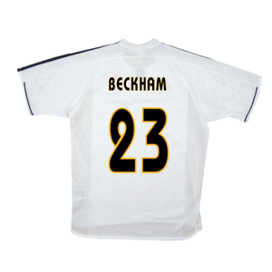 Real Madrid 2003-04 Home Shirt (M) (Good) (Beckham 23)_1