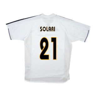 Real Madrid 2003-04 Home Shirt (S) (Good) (Solari 21)_1