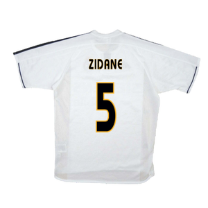 Real Madrid 2003-04 Home Shirt (M) (Good) (Zidane 5)_1