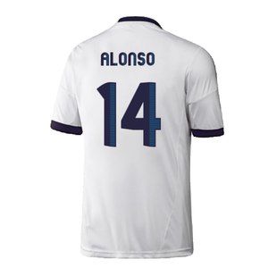 Real Madrid 2012-13 Home Shirt (XL) (Very Good) (Alonso 14)_1