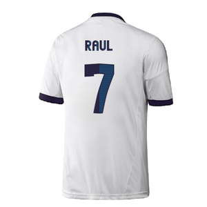 Real Madrid 2012-13 Home Shirt (XL) (Very Good) (Raul 7)_1