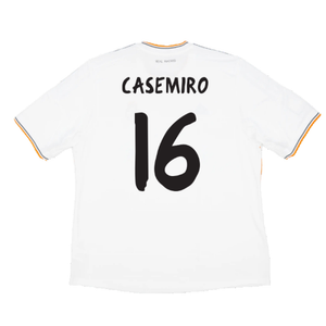 Real Madrid 2013-14 Home (M) (Very Good) (Casemiro 16)_1