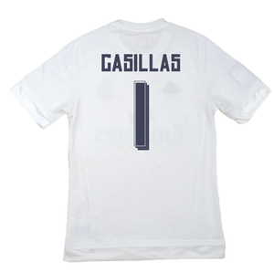 Real Madrid 2015-16 Home Shirt (M) (Casillas 1) (Excellent)_1