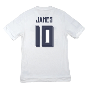 Real Madrid 2015-16 Home Shirt (M) (James 10) (Excellent)_1