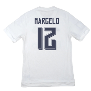 Real Madrid 2015-16 Home Shirt (M) (Marcelo 12) (Good)_1