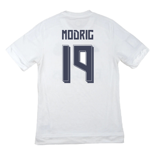Real Madrid 2015-16 Home Shirt (M) (Modric 19) (Excellent)_1