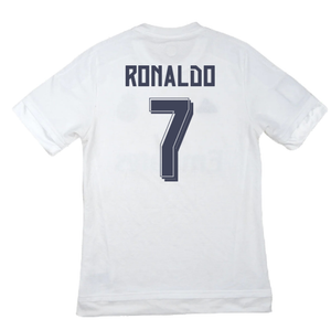 Real Madrid 2015-16 Home Shirt (M) (Ronaldo 7) (Excellent)_1
