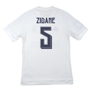 Real Madrid 2015-16 Home Shirt (M) (Zidane 5) (Excellent)_1