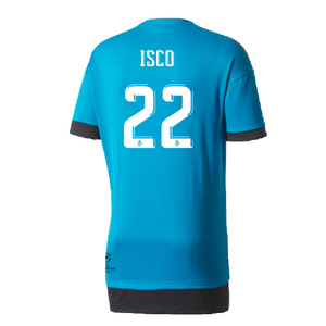 Real Madrid 2017-18 Adidas Champions League Training Shirt (2XL) (Isco 22) (Excellent)_1