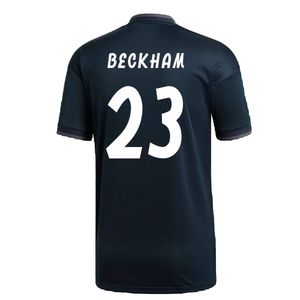 Real Madrid 2018-19 Away Shirt (S) (Very Good) (Beckham 23)_1