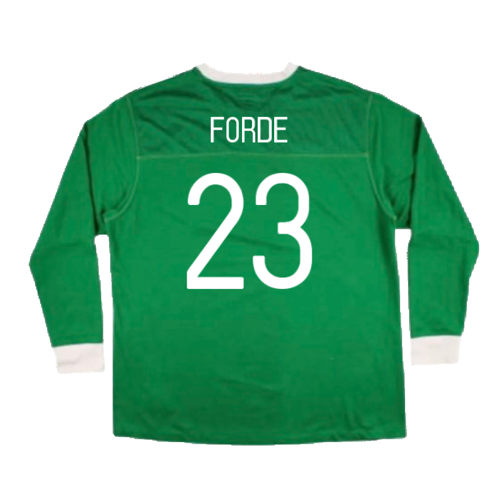 Republic of Ireland 2011-12 Long Sleeve Home Shirt (2XL) (Excellent) (Forde 23)_1