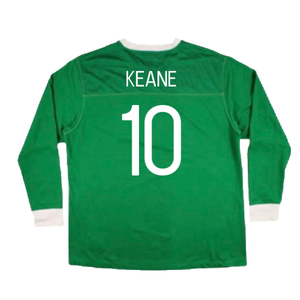 Republic of Ireland 2011-12 Long Sleeve Home Shirt (2XL) (Excellent) (Keane 10)_1