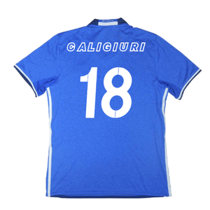 Schalke 2016-18 Home Shirt (M) (Excellent) (Caligiuri 18)_1