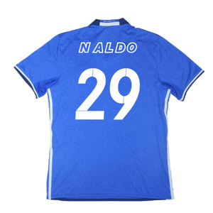 Schalke 2016-18 Home Shirt (M) (Excellent) (Naldo 29)_1