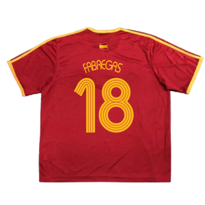 Spain 2006-07 Basic Home Shirt (L) (Very Good) (Fabregas 18)_1