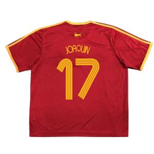 Spain 2006-07 Basic Home Shirt (S) (Excellent) (Joaquin 17)_1