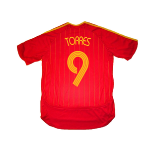 Spain 2006-08 Home Shirt (M) (Mint) (Torres 9)_1