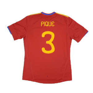 Spain 2010-11 Home Shirt (Excellent) (Pique 3)_1