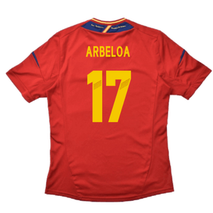 Spain 2012-13 Home Shirt (S) (Good) (Arbeloa 17)_1