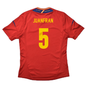 Spain 2012-13 Home Shirt (S) (Good) (Juanfran 5)_1