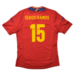 Spain 2012-13 Home Shirt (S) (Excellent) (Sergio Ramos 15)_1