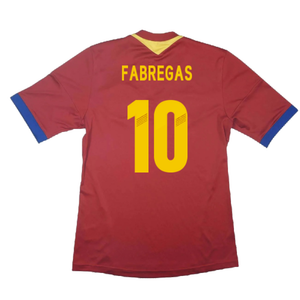 Spain 2013-14 Home Shirt (L) (Fair) (Fabregas 10)_1