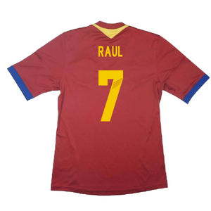 Spain 2013-14 Home Shirt (L) (Fair) (Raul 7)_1