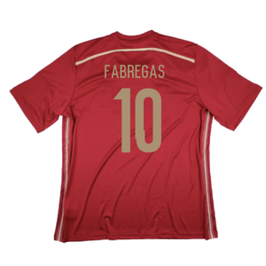 Spain 2014-15 Home Shirt (XS) (Excellent) (Fabregas 10)_1