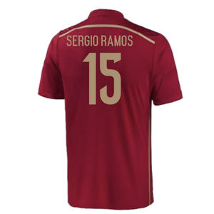 Spain 2015-16 Home Shirt (2-3y) (Mint) (Sergio Ramos 15)_1