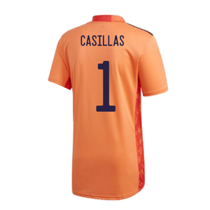 Spain 2020-21 Home Goalkeeper Shirt (L) (BNWT) (Casillas 1)_1