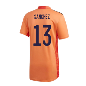 Spain 2020-21 Home Goalkeeper Shirt (L) (BNWT) (Sanchez 13)_1