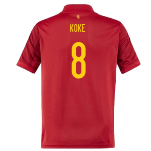 Spain 2020-21 Home Shirt (S) (Good) (KOKE 8)_1