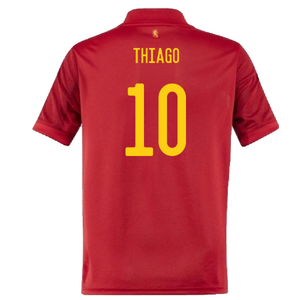 Spain 2020-21 Home Shirt (S) (Good) (THIAGO 10)_1