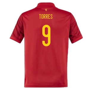 Spain 2020-21 Home Shirt (S) (Good) (TORRES 9)_1