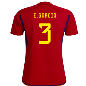 Spain 2022-23 Home Shirt (Womens XL-) (E.Garcia 3) (Mint)_1