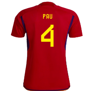 Spain 2022-23 Home Shirt (Womens XL-) (Pau 4) (Mint)_1