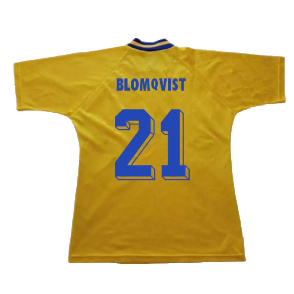 Sweden 1994-96 Home Shirt (Excellent) (Blomqvist 21)_1