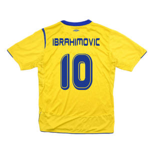 Sweden 2006-07 Home Shirt (XL) (Excellent) (Ibrahimovic 10)_1