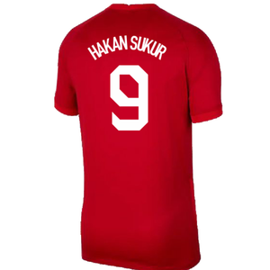 Turkey 2020-21 Away Shirt (M) (HAKAN SUKUR 9) (Good)_1