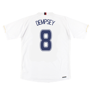 USA 2006-08 Home Shirt (L) (Very Good) (Dempsey 8)_1